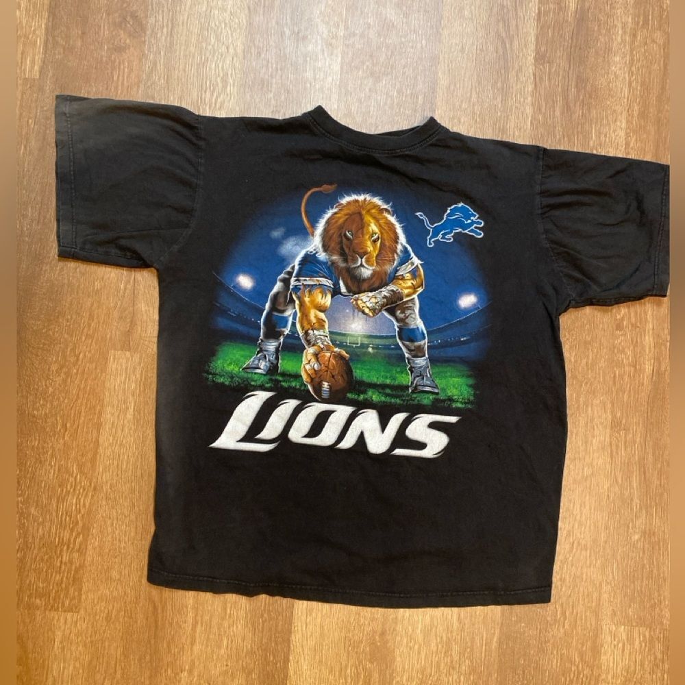 Vintage Streetwear NFL Detroit Lions Football Sports T-shirt